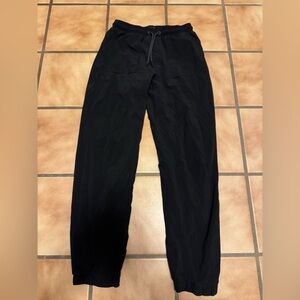 Athleta Girl Black Joggers- lined!